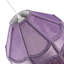19cm H Velvet Lamp Shade in Purple