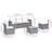 Vidaxl Garden Sofa Set