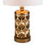 Lampe de table haute en polyrésine 28,5 "avec finition dorée