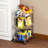 Clear 3 Tier Rolling Utility Cart with Wheels