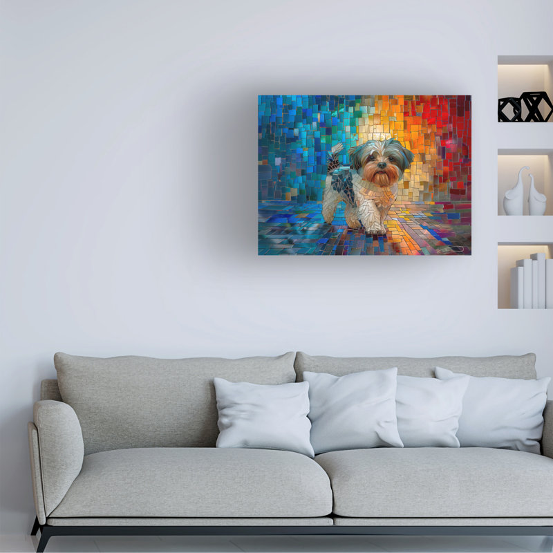 Art sur toile Shawih Tzu Shawna Stewart, H 14 po x l 19 po