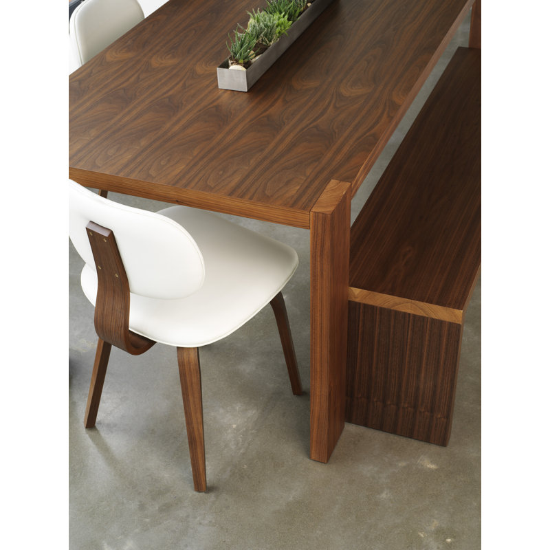 Plank Dining Bench, Walnut