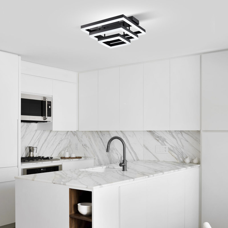 Azeldien Acrylic LED Flush Mount