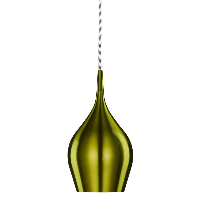 Tori 1 - Light Teardrop Pendant, 160cm H x 26.3cm W x 26.3cm D, Green
