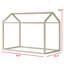 Structure de lit à baldaquin pour enfants en bois massif Rosa-110727210-130624862