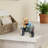 Polyresin Highland Cow Tractor Figurine