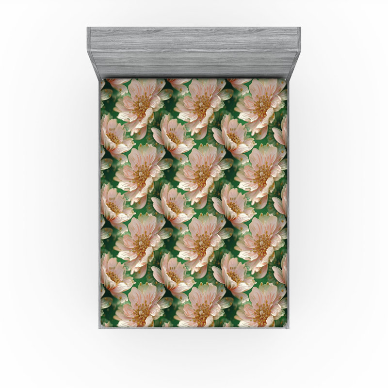 Drap-housse Ambesonne Spring Paley Petals