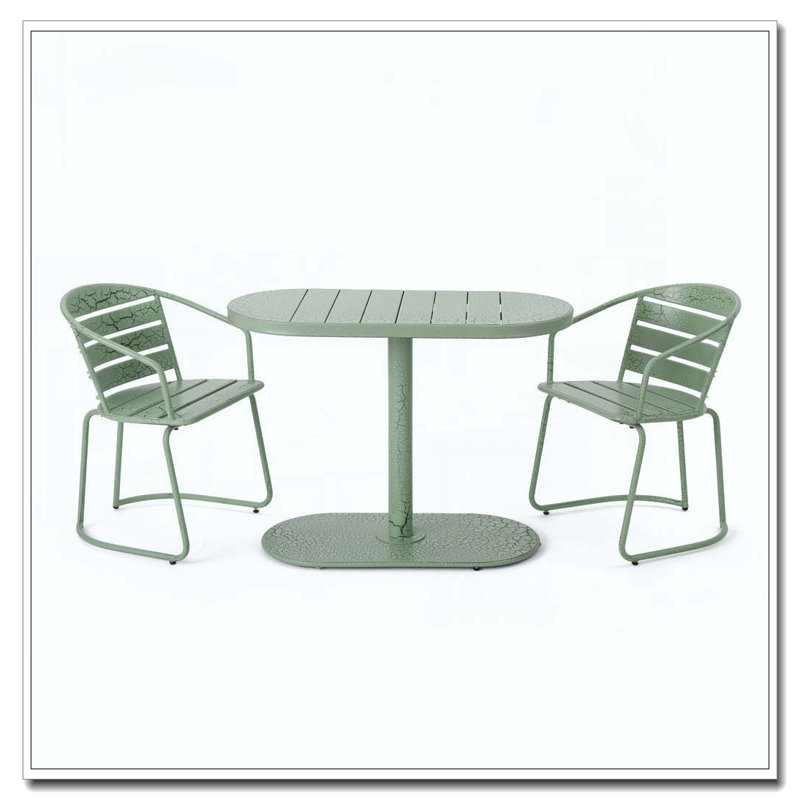 Ensemble de patio 3 pièces, Vert