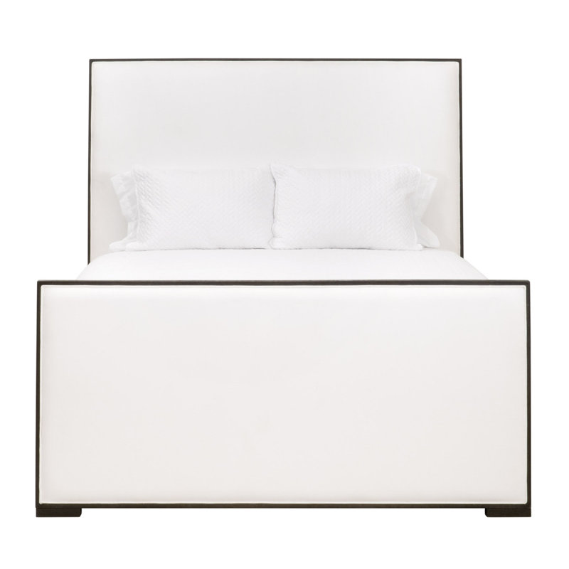Upholstered Wingback Bed, Queen