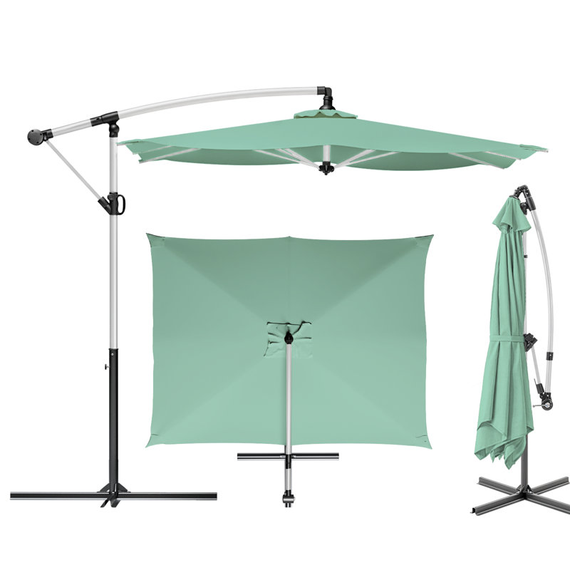 Parasol en porte-à-faux, Vert