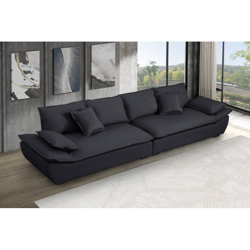 Geraldton - 141" Oversize Leather Sofa