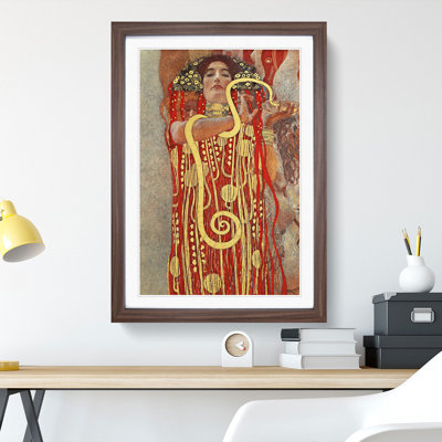 Hygeia by Gustav Klimt - Framed Print
