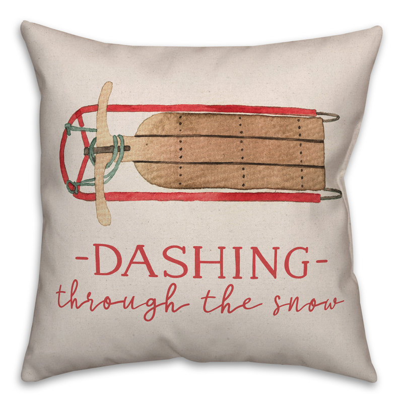 Throw Pillow, 16" H x 16" W x 1.5" D