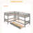 Twin L-Shaped Bunk Bed With Drawers-1510749200