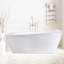 Baignoire autoportante en acrylique 67 po. X 31 po. Vanity Art-83841393