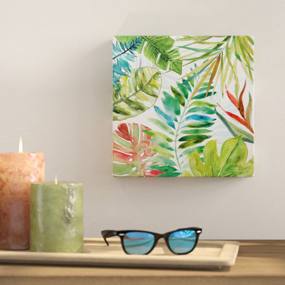 « tropical sketchbook ii », peinture sur toile tendue