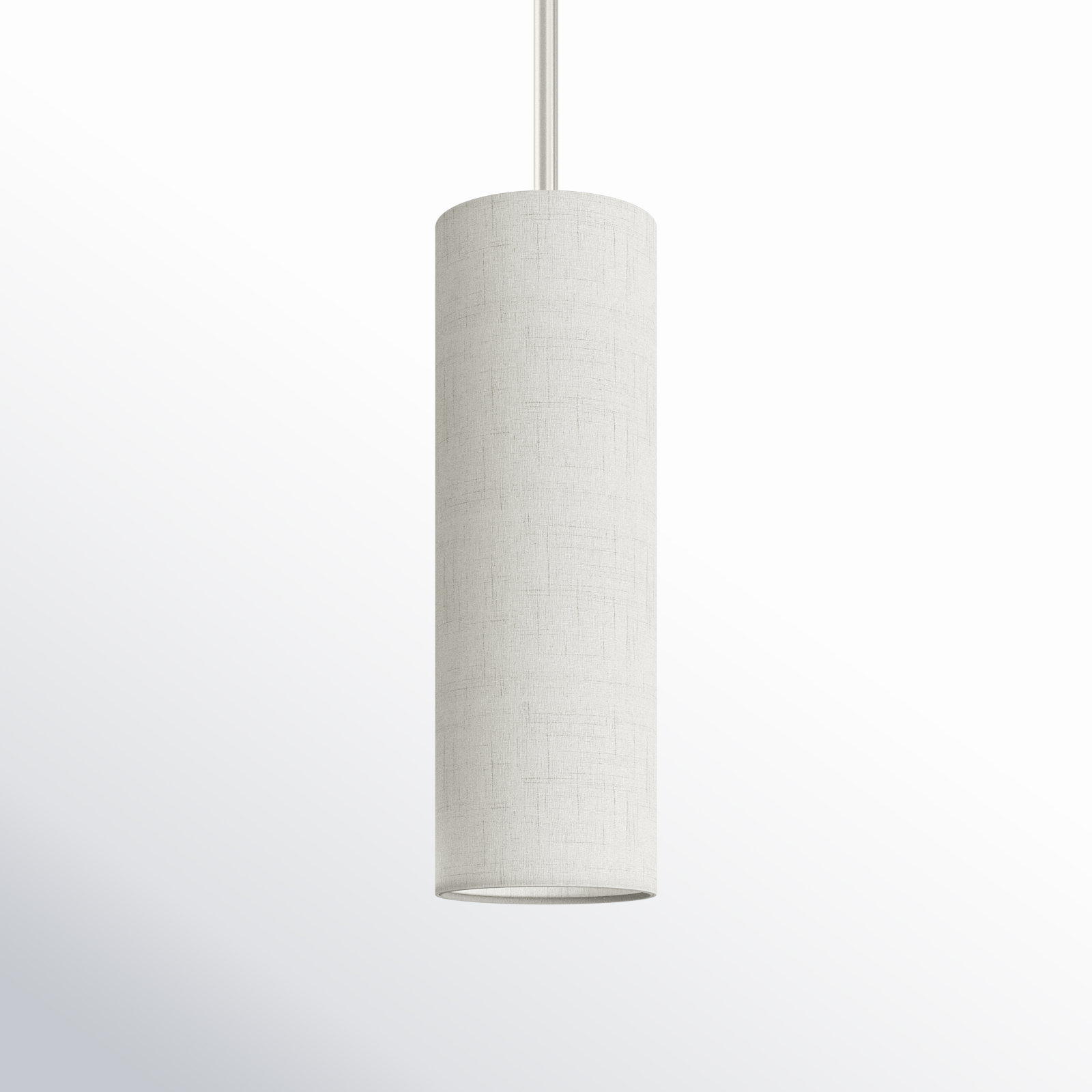 Flaire Single Light Dimmable Pendant, Brushed Nickel