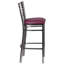 Ensemble de 2 tabourets de bar en métal avec revêtement en X-102374758-94654449-33495606
