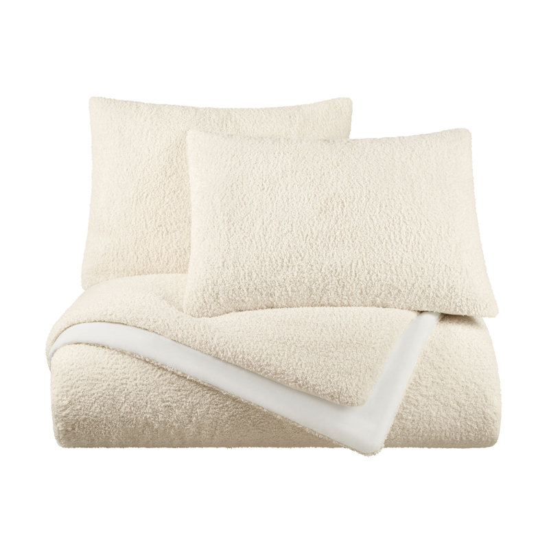 Vellux Cloud Comforter Set, 2-Piece, Ultra Soft Plush, Lightweight, Down Alt, Cream, Twin