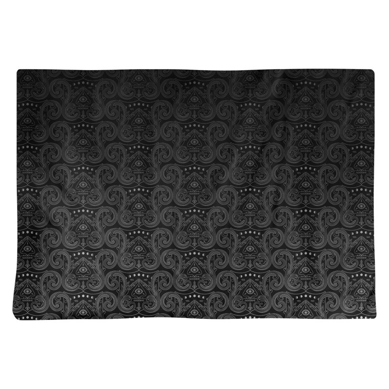 Napperon en coton 18 po Third Eye, Alternance de blanc