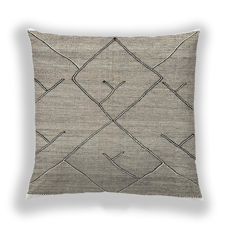 Coussin Abstract 2955, Microsuède