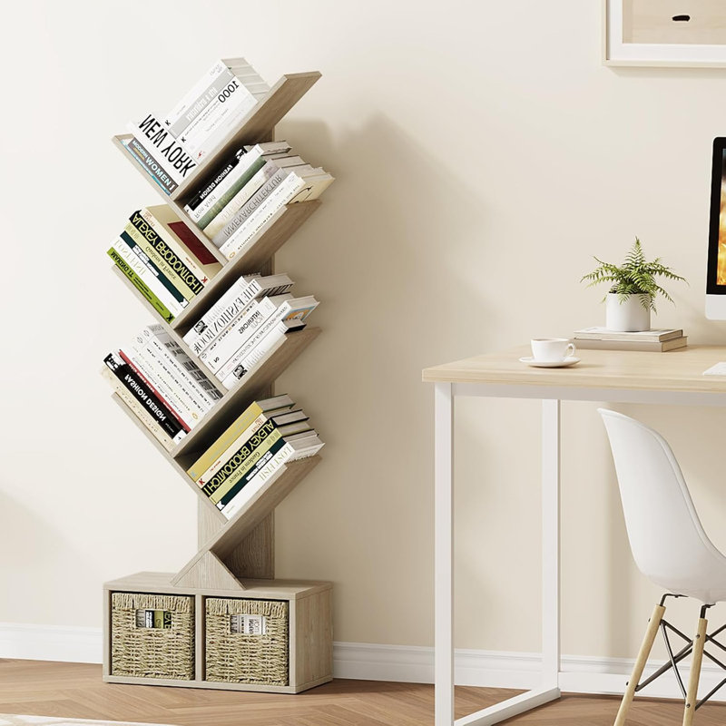 Bibliothèque de rangement Daneja, Gris