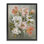 Fleurs de pêche sur cadre flottant gris, design par Annie Quigley