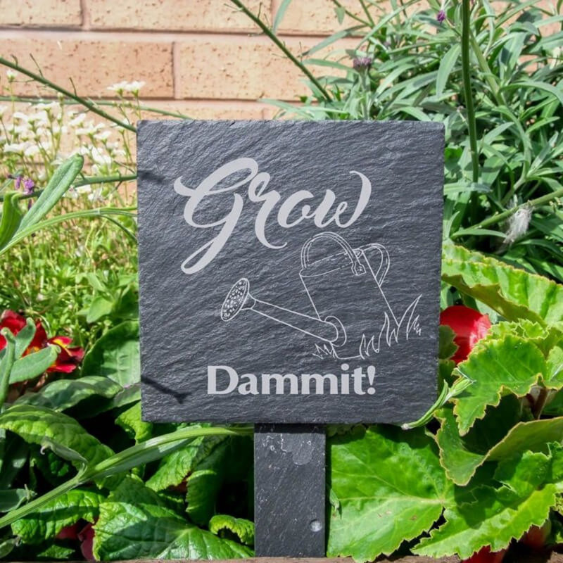 Kenedy Stone Plants & Flowers Garden Sign