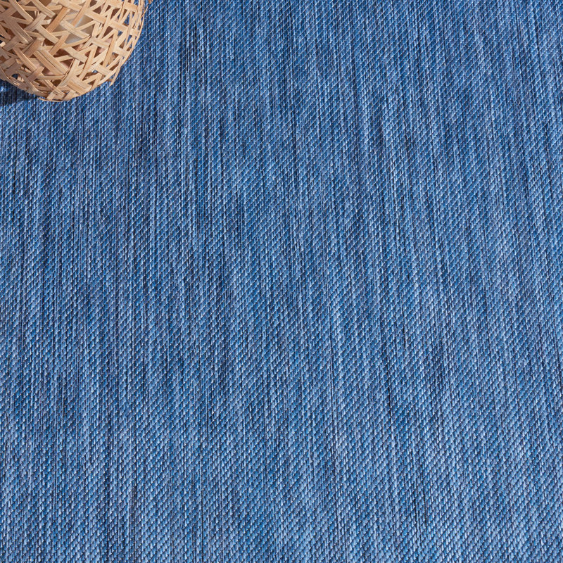 Ephraim Performance Solid Colour Indoor/Outdoor Area Rug, Square 6'7"