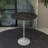 Heatherton Modern Bar Height Dining Table with Resin Top and Steel Pedestal Base Kitchen Table Seats 2-6 Person-1234930804-1208304102