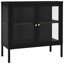 Buffet moyen en acier thermolaqué noir-802837835-783220343