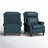Ambrosane 33" Wide Genuine Leather Recliner-79515879