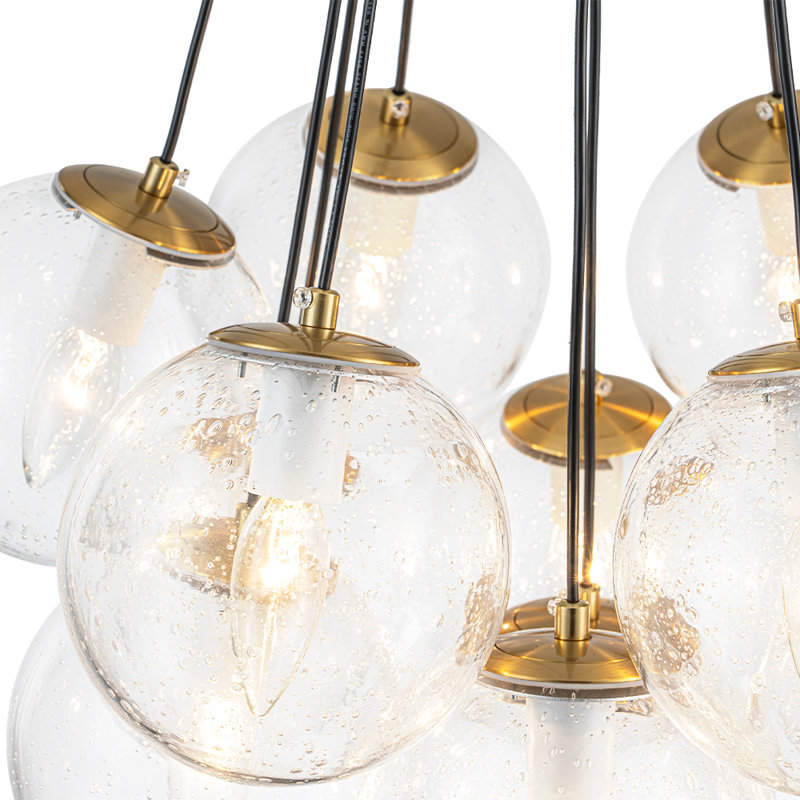 Zarrar 13 - Light Dimmable Chandelier, Clear Seeded