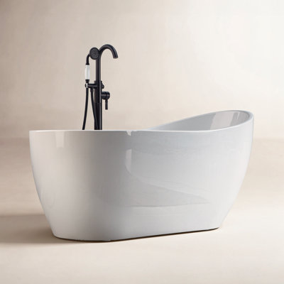 Aether 59" Single Slipper Soaking Bathtub