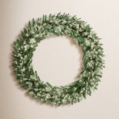 60" Pre-Lit Pine Wreath