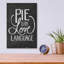 «Pie Is My Love Langage» par Kamdon Kreations, art mural en verre acrylique-795224081