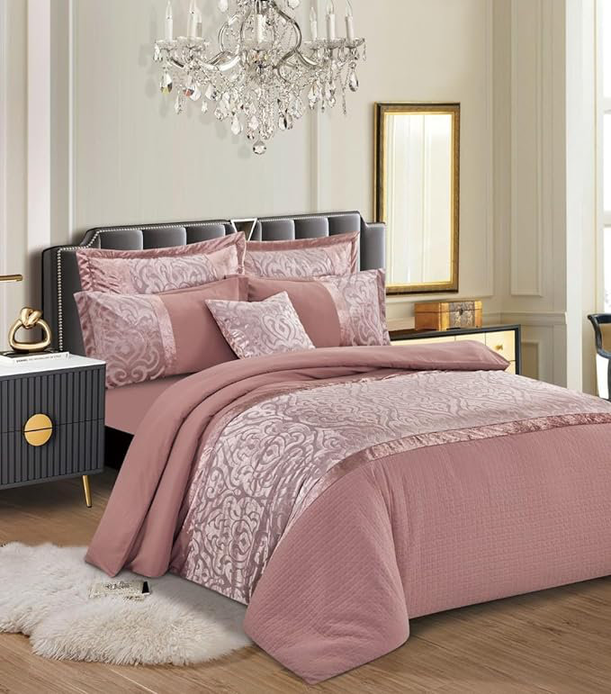 Anderea Velvet 3 Piece Duvet Cover Set