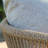 Cable Wicker Loveseat w Olefin