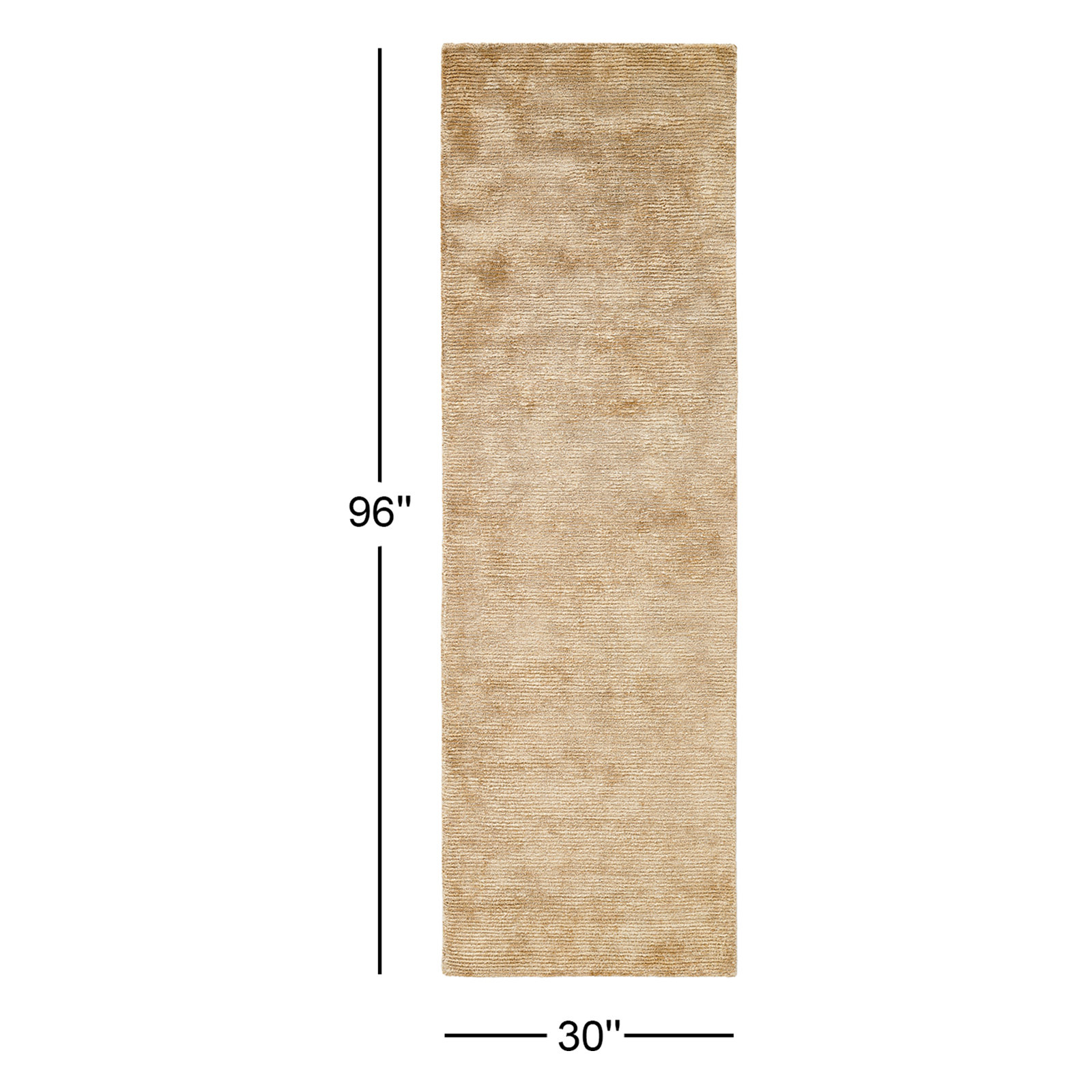 Cliona Hand-Tufted Jute Rug, Rectangle 2'6"x8'