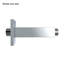 4" Metal Square Shower Arm ,Chrome