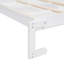 Grand lit escamotable mural avec tablettes, blanc-1933686011
