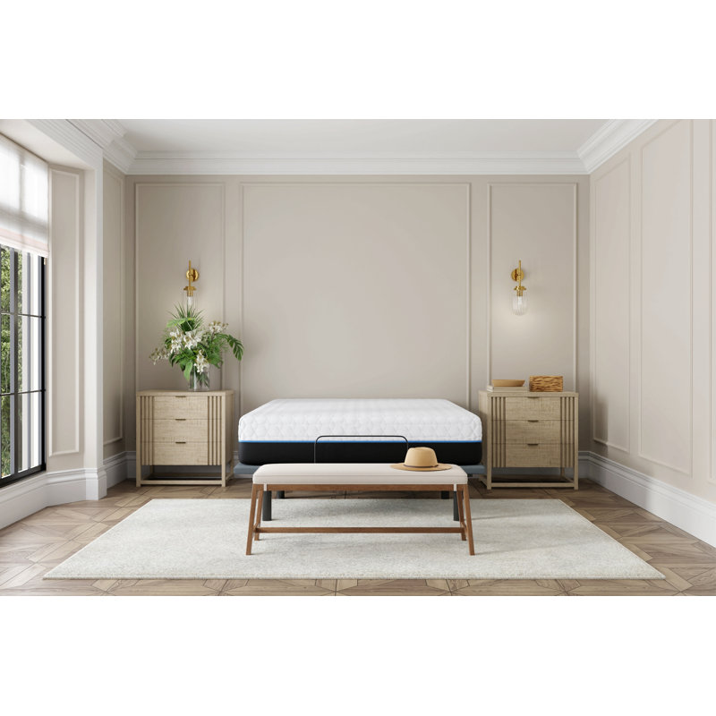 Matelas en mousse viscoélastique 12 "Copper Lux, Grand lit