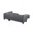 104.5" Upholstered Sofa,Chaise & Ottoman