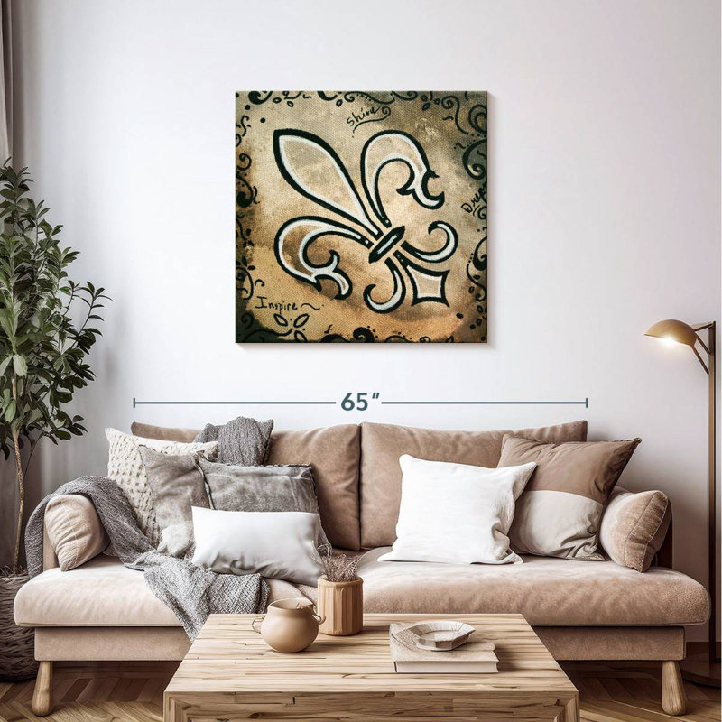 Kerner Fleur-De-Lis Shine, H 36 po x l 36 po