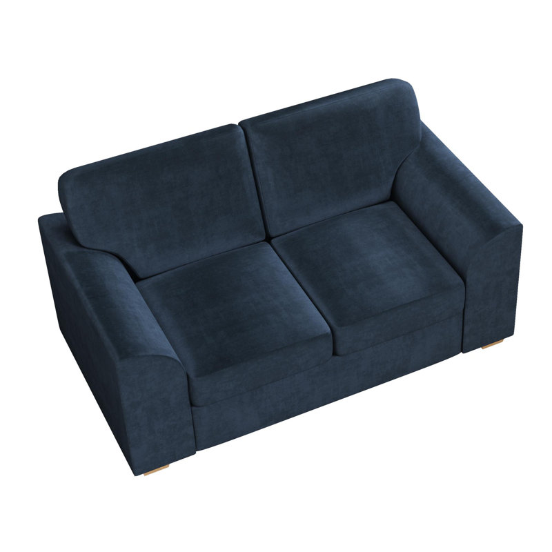 Modo Three Seater and Two Seater, Fixed Back, Royal Blue