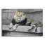  «Purrr» par Dante Plata, art mural en verre acrylique, 24 po x 16 po-1123976935