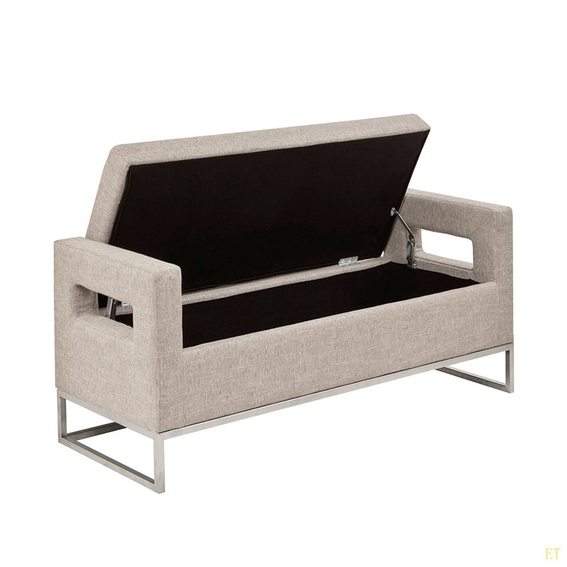 Banc de rangement à fermeture douce