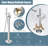 Floor Freestanding Tub Filler with Diverter-104343284