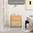 Dunnam Solid Wood Nightstand with 2 Drawers