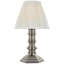 Thatcher 12" Cordless Accent Lamp with Silk Pleated Shade-1283414569-1283414578